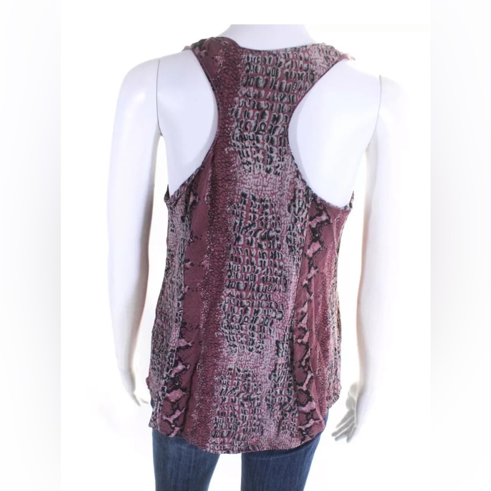 JOIE Silk Snakeskin Print Tank Top Blouse ~ Small - Picture 8 of 10